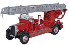 Oxford Diecast 76TLM001 London Fire Brigade Leyland TLM Fire Engine 1:76 Scale