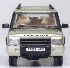 Oxford Diecast 76LRD2002 Land Rover Discovery 2 White Gold, 1:76 Scale, OO Gauge