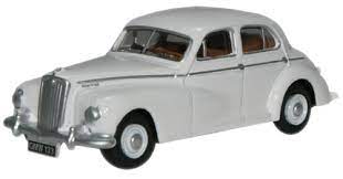 Oxford Diecast 76WOL003 White Wolseley 6/80 (1:76 Scale)