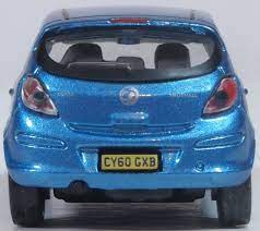 Oxford Diecast 76VC005 Vauxhall Corsa, Oriental Blue,  1:76 Scale