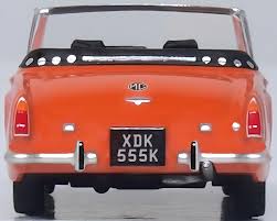 Oxford Diecast 76MGM001 MG Midget MK111 Blaze Orange - 1:76 Scale