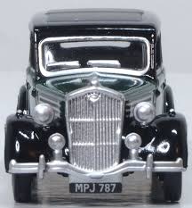 Oxford Diecast 76WO005 Wolseley 18/85 Black/Ivory- 1:76 Scale