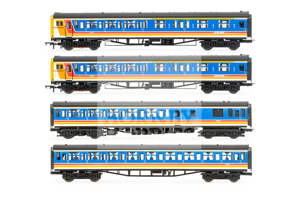Hornby R30107 Class 423 4-VEP EMU Train Pack in South West Trains Livery - OO Gauge