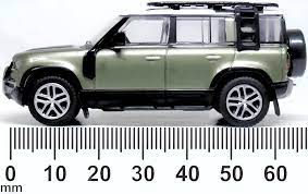 Oxford Diecast 76ND110003 New LandRover Defender 110 Pangea Green, 1:76 Scale