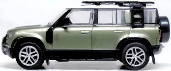 Oxford Diecast 76ND110003 New LandRover Defender 110 Pangea Green, 1:76 Scale