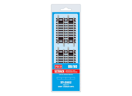 Peco ST-2002 Setrack Pack Of 4 Short Straight Track- OO/HO Gauge