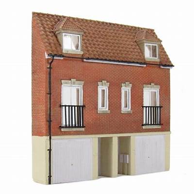 Bachmann Scenecraft 44-218 Low Relief Modern Townhouses- OO Scale