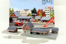Pola 320203 Steindorf Station - Model Kit - N Gauge