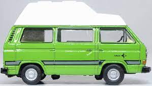 Oxford Diecast 76T25011 VW T25 Camper Liana Green 1:76 (OO) Scale