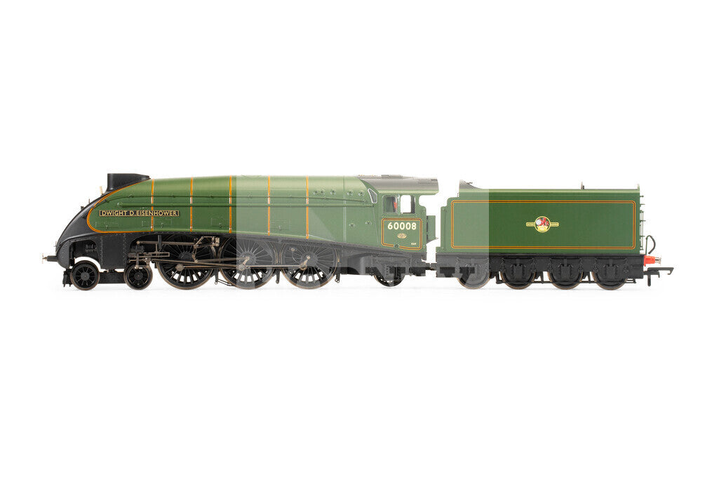 Hornby R30265 "The Great Gathering - 10th Anniversary Collection" - BR, A$ Class 4-6-2 Steam Locomotive Number 60008 'Dwight D.Eisenhower' - OO Gauge Limited Edition