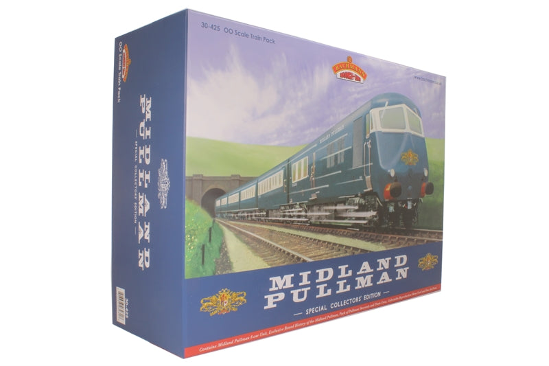 Bachmann 30-425 SH/SF Class 251 Midland Pullman train pack in Pullman nanking blue livery - Collectors Edition  - OO Gauge - PRE OWNED