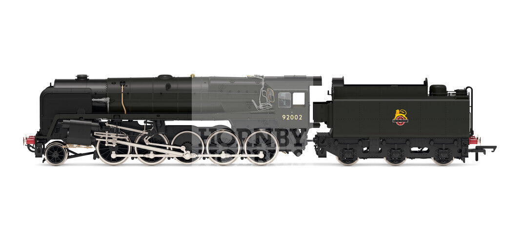 Hornby R30132 BR Class 9F 2-10-0 No.92002- ERA 4, Steam Locomotive - OO Gauge