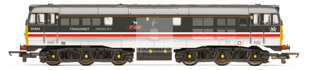 Hornby R30196 Railroad Plus - Enhanced Livery,BR Intercity AIA-AIA class 31, No.31454 Diesel Locomotive, OO Gauge