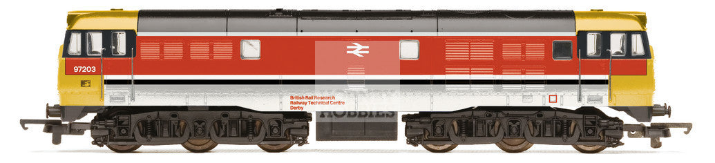 Hornby R30197 Railroad Plus (Enhanced Livery) Class 31 Diesel Locomotive Number 97203 in Deby RTC Livery -  OO Gauge
