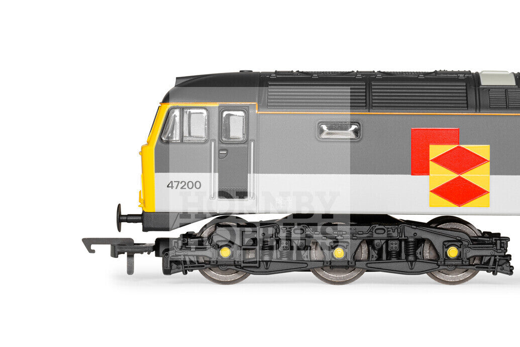 Hornby R30321TXS Railroad Plus Class 47 Locomotive '47200' Herbert Austin, Diesel, OO Gauge