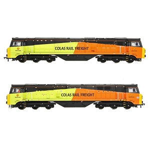 Bachmann 31-591A Class 70 Diesel Locomotive 70811 in Colas Rail Frieght Livery - OO Gauge