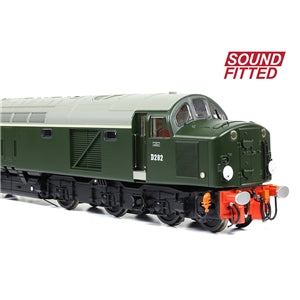Bachmann 32-488SF Class 40 Diesel Locomotive D292, BR Green -OO Gauge-SOUND FITTED