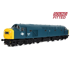Bachmann 32-490SF Class 40 Diesel Locomotive 40063, BR Blue-OO Gauge- SOUND FITTED