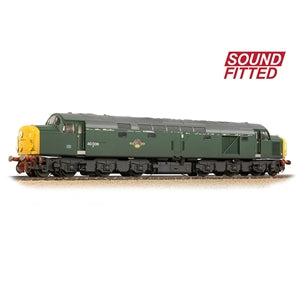 Bachmann 32-492SF Class 40 Diesel 40039 BR Green Full Yellow Ends (Weathered) -OO Gauge- SOUND FITTED