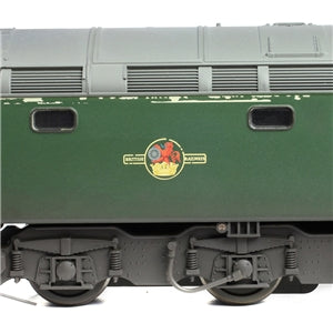 Bachmann 32-492SF Class 40 Diesel 40039 BR Green Full Yellow Ends (Weathered) -OO Gauge- SOUND FITTED