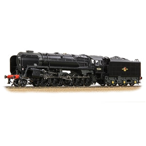Bachmann 32-859B BR Standard 9F Class Steam Locomotive Number 92184 in BR Black with Late Crest - OO Gauge
