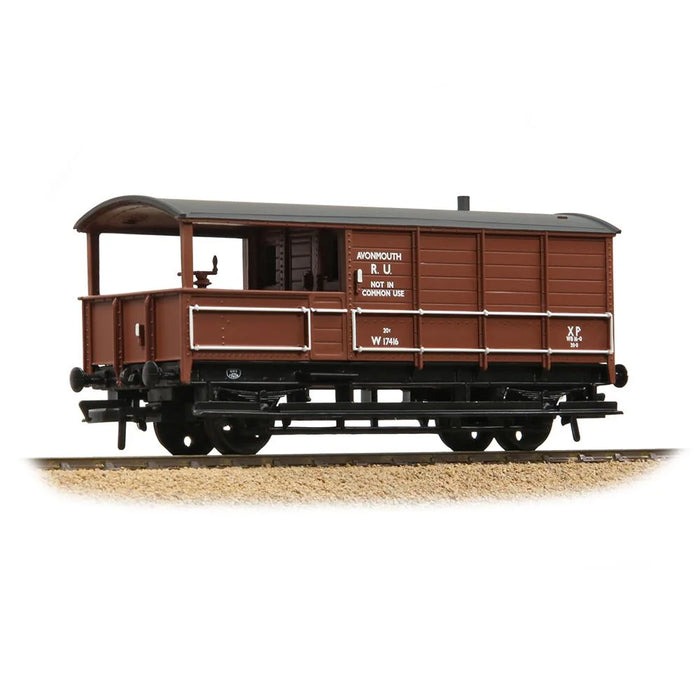 Bachmann 33-307B 20 Ton Toad Brake Van BR Bauxite - OO Gauge