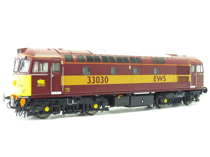 Heljan 3456 BR Class 33 number 33 030 in EWS Livery, - OO Gauge