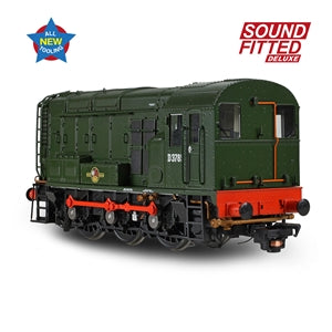 Bachmann 35-901SFX Class 08 D3785 BR Green (Late Crest) - OO Gauge SOUND FITTED