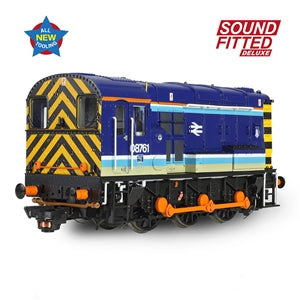 Bachmann 35-910SFX Class 08 Diesel Shunter Number 08761 in BR Provincial Livery (Revised) ** DELUX SOUND FITTED VERSION ** - OO Gauge