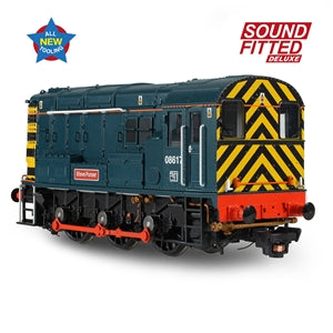 Bachmann 35-915SFX Class 08 Diesel Shunter Number 08617 named 'Steve Purser' in BR Blue (Retro) Livery ** DCC DELUX SOUND FITTED VERSION ** - OO Gauge