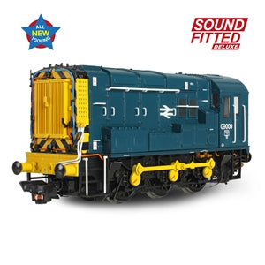 Bachmann 35-921SFX Class 09 09009 BR Blue (Wasp Stripes) - OO Gauge SOUND FITTED