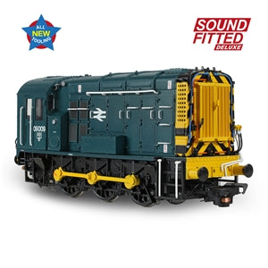 Bachmann 35-921SFX Class 09 09009 BR Blue (Wasp Stripes) - OO Gauge SOUND FITTED