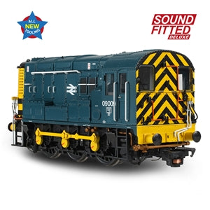 Bachmann 35-921SFX Class 09 09009 BR Blue (Wasp Stripes) - OO Gauge SOUND FITTED
