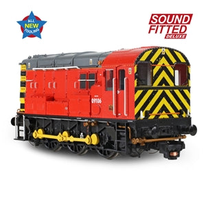 Bachmann 35-930SFX Class 09 09106 DB Schenker Red (Unbranded) - OO Gauge SOUND FITTED
