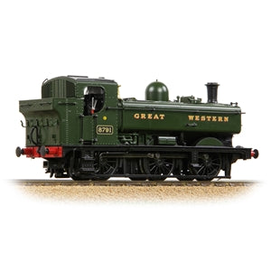 Bachmann 32-204A GWR 8750 Tank 8791 GWR Green (Great Western)- OO Gauge