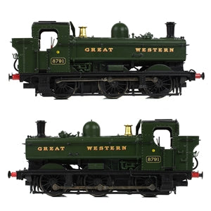 Bachmann 32-204A GWR 8750 Tank 8791 GWR Green (Great Western)- OO Gauge