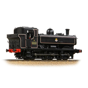 Bachmann 32-205B GWR 8750 Tank 9600 BR Lined Black (Early Emblem)- OO Gauge