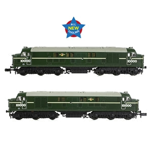 Graham Farish 372-914 LMS 10000 Diesel Locomotive in BR Green with Late Crest - N Gauge