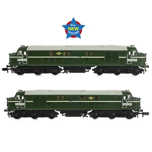 Graham Farish 372-915 LMS 10001 Diesel Locomotive in BR Green livery with late crest - N Gauge