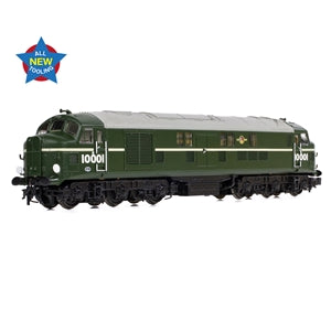Graham Farish 372-915 LMS 10001 Diesel Locomotive in BR Green livery with late crest - N Gauge