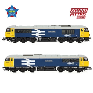 Bachmann 35-777SFX Class 69 69002 'Bob Tiller CM&EE' GB Railfreight BR Blue (Large Logo) (Retro) - OO Gauge SOUND FITTED DELUXE
