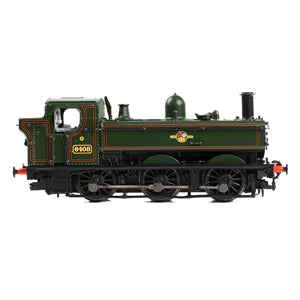 Graham Farish 371-987A GWR 64XX Pannier Tank 6408 BR Lined Green (Late Crest) - N Gauge