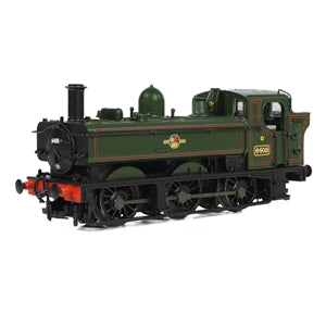 Graham Farish 371-987A GWR 64XX Pannier Tank 6408 BR Lined Green (Late Crest) - N Gauge