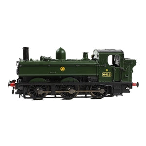 Graham Farish 371-990 GWR 64XX Pannier Tank 6412 GWR Green (Shirtbutton) (Preserved) - N Gauge