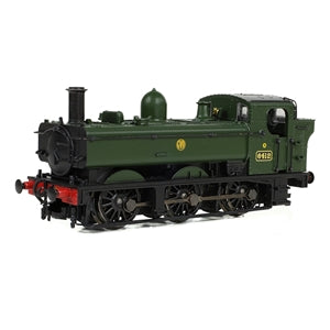 Graham Farish 371-990 GWR 64XX Pannier Tank 6412 GWR Green (Shirtbutton) (Preserved) - N Gauge