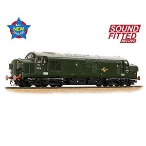 Bachmann 35-302SFX Class 37/0 Diesel Locomotive Number D6710 in BR Green Livery DCC SOUND FITTED - OO Gauge