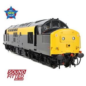 Bachmann 35-308SF Class 37/0 37201 'St Margaret' BR Engineers Grey & Yellow, OO Gauge, SOUND FITTED