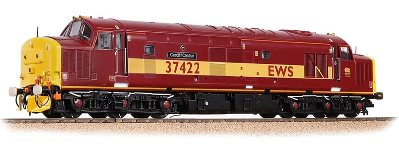 Bachmann 35-335K Class 37/4 37422 "Cardiff Canton" in EWS Red and Gold - OO gauge
