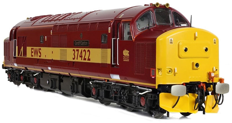 Bachmann 35-335K Class 37/4 37422 "Cardiff Canton" in EWS Red and Gold - OO gauge