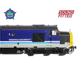 Bachmann 35-338SFX Class 37/4 Diesel Locomotive Number 37414 named 'Cathays C&W Works 1846-1993' in BR Regional Railways Livery DCC SOUND FITTED with Working Fans ** SPECIAL PRICE ** -  OO Gauge